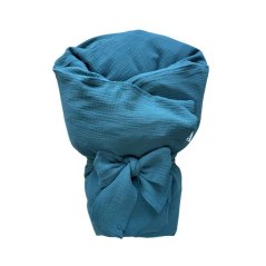 Olulu Péřová zavinovačka 80x80 petrolejový mušelín