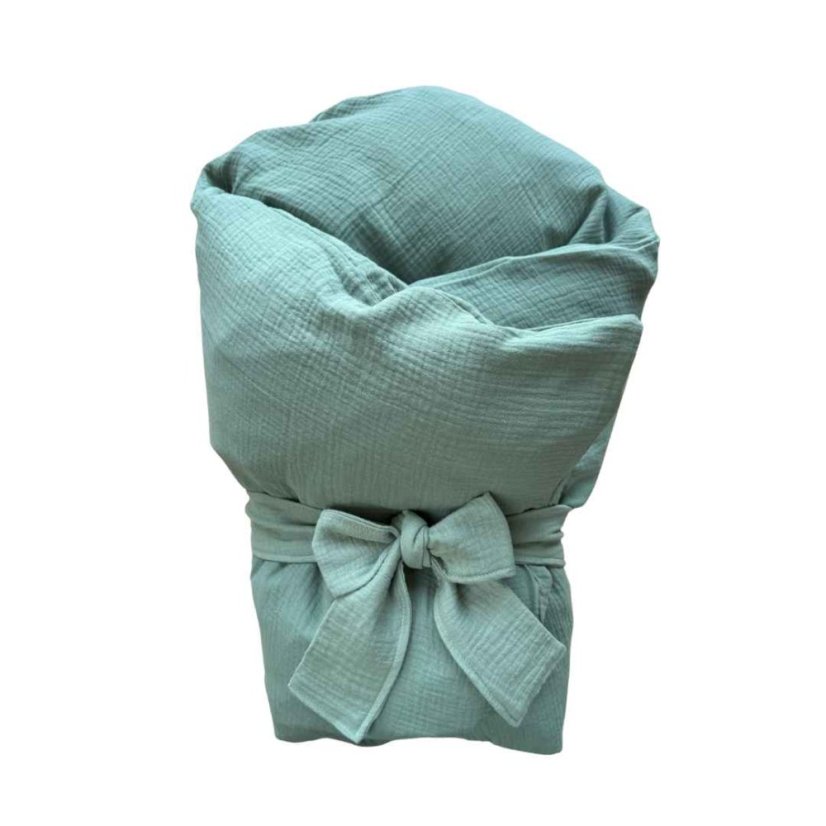 Olulu Péřová zavinovačka 80x80 zelený mušelín