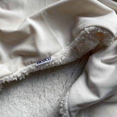 Olulu Beránková dečka velvet krémová