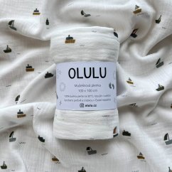 Olulu Mušelínová plenka lodičky Olulu Mušelínová plenka lodičky