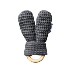 Kousátko tmavě šedá vafle