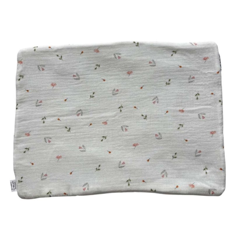 Olulu Mušelínový polštářek tenký tulipánky