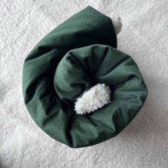 Olulu Beránková dečka velvet tmavě zelená Olulu Beránková dečka velvet tmavě zelená