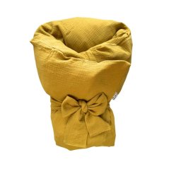 Olulu Péřová zavinovačka 80x80 okrový mušelín