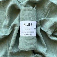 Olulu Mušelínová plenka zelená Olulu Mušelínová plenka zelená