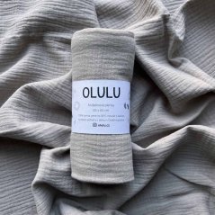 Olulu Mušelínová plenka béžová Olulu Mušelínová plenka béžová