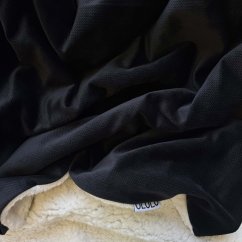 Olulu Beránková dečka velvet černá Olulu Beránková dečka velvet černá