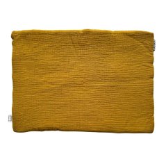 Olulu Mušelínový polštářek tenký okrová Olulu Mušelínový polštářek tenký okrová