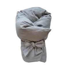 Olulu Péřová zavinovačka 80x80 šedý len