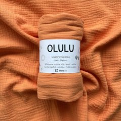 Olulu Mušelínová plenka zářivě oranžová Olulu Mušelínová plenka zářivě oranžová