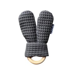 Kousátko tmavě šedá vafle