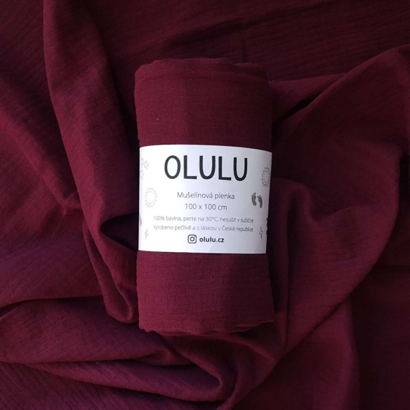 Olulu Mušelínová plenka vínová