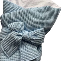 Olulu Zavinovačka světle modrá vafle s bílou Olulu Zavinovačka světle modrá vafle s bílou