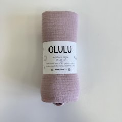 Olulu Mušelínová plenka světle růžová 65x60cm