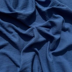 Olulu Mušelínová plenka džínově modrá Olulu Mušelínová plenka džínově modrá