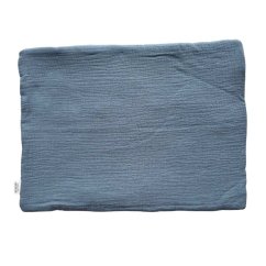 Olulu Mušelínový polštářek tenký modrá