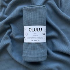 Olulu Lehká bavlněná dečka modrá