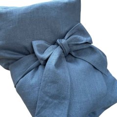Olulu Péřová zavinovačka 80x80 tmavě modrý len