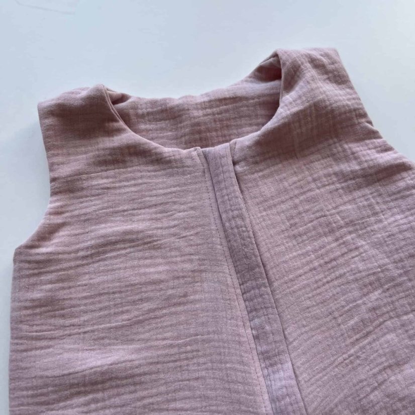 Olulu Lehký mušelínový spací pytel světle růžová