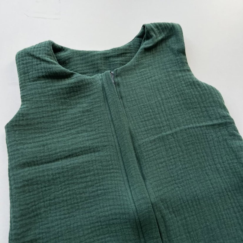 Olulu Lehký mušelínový spací pytel tmavě zelená